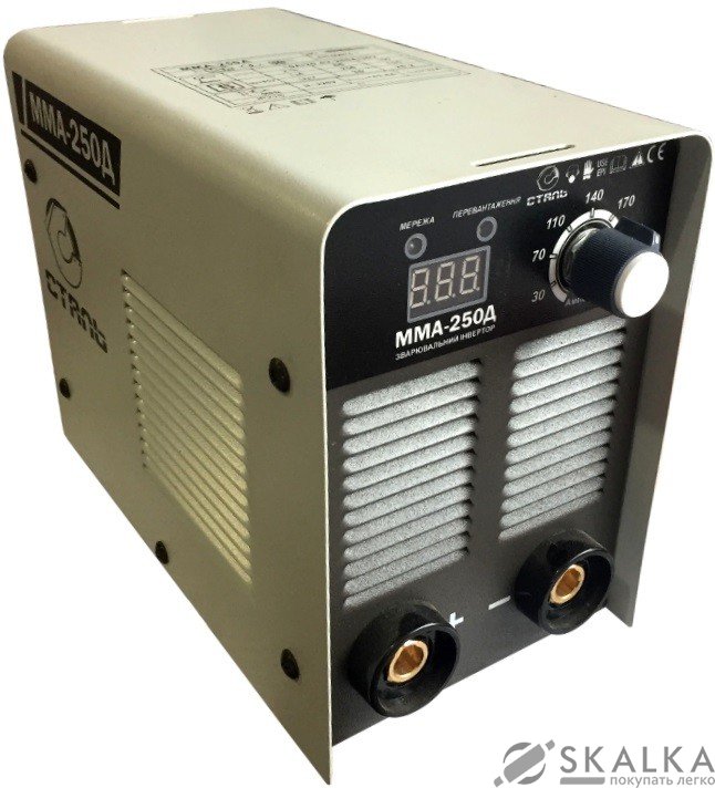 На фото Сварочный инвертор Сталь ММА-250 Д (70852)