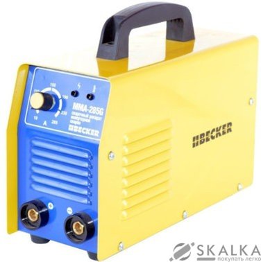 На фото Сварочный инвертор Becker MМА 285 + кейс пластиковый 