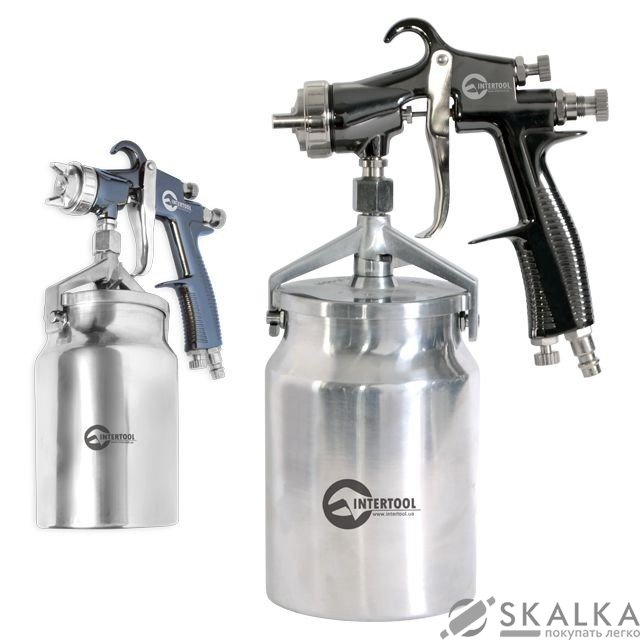 На фото Краскораспылитель Intertool HP PROF 1.8мм, 1000мл (PT-0140)