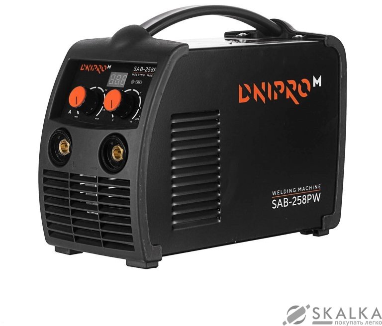 На фото Сварочный инвертор IGBT Dnipro-M SAB-258PW (80625002-3)