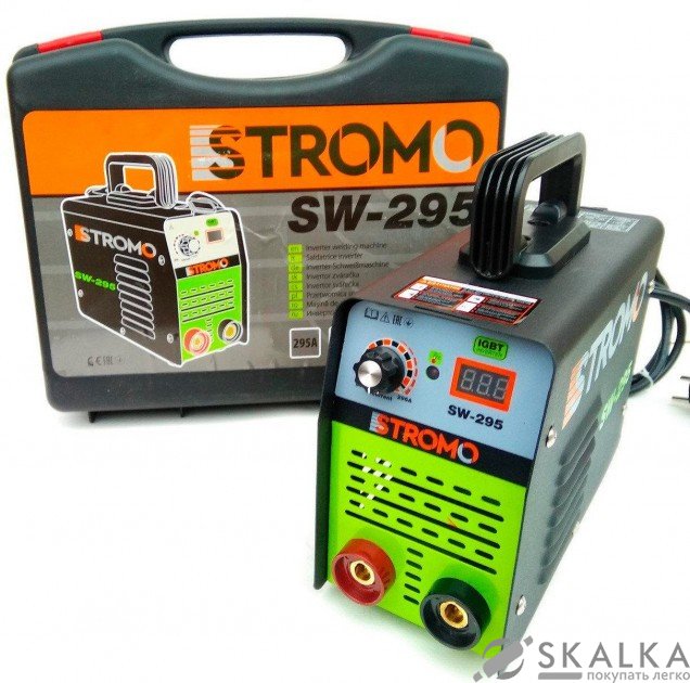 На фото Инверторный сварочный аппарат Stromo SW-295 в чемодане