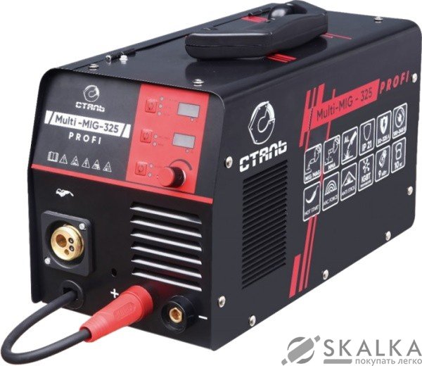 На фото Сварочный полуавтомат инверторный Сталь MULTI-MIG-325 PROFI (89493)