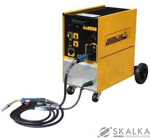 На фото Сварочный полуавтомат KRAFT 0.8-1.0 мм 380 В, 3 фазы 13.6 A (GI13112)