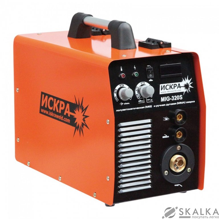 На фото Сварочный полуавтомат Искра MIG/MMA - 320S Display