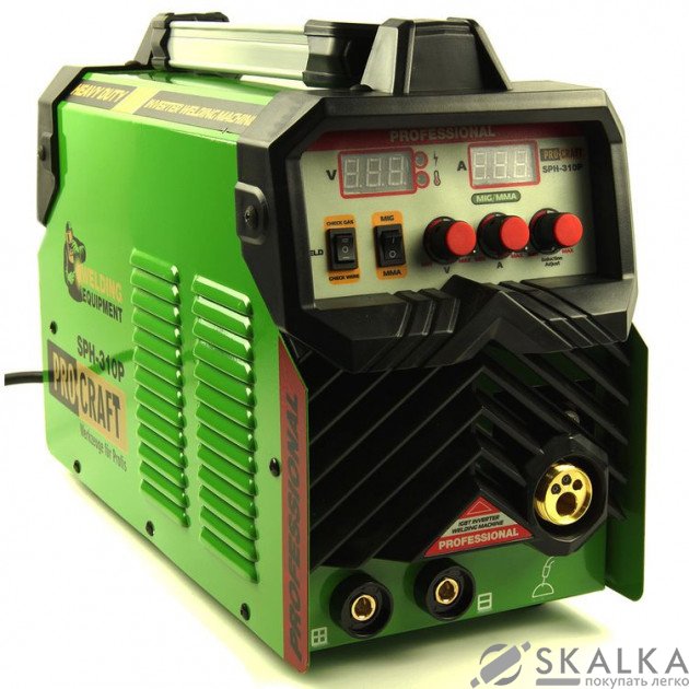 На фото Инверторный сварочный полуавтомат Procraft SPH-310P