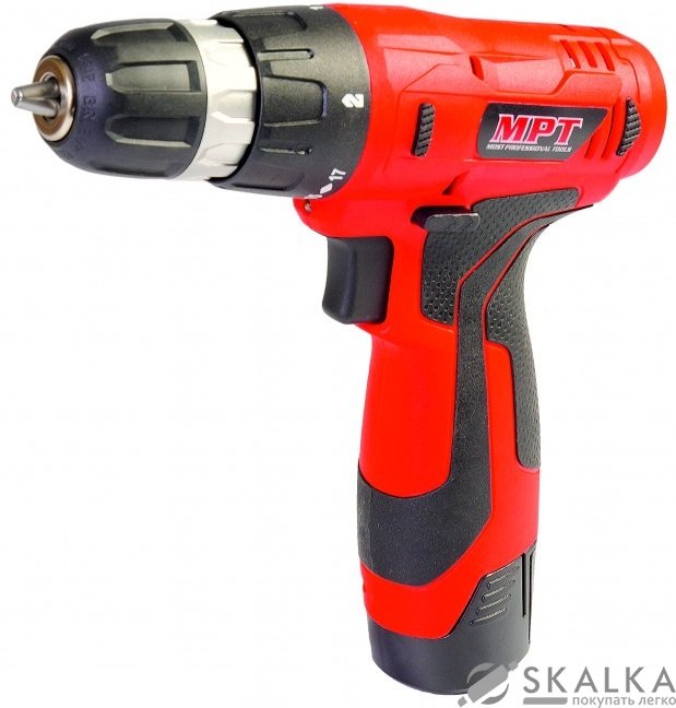 На фото Шуруповерт аккумуляторный Mastertool 12V Li-ion 1.3 Ач, 0-600 об/мин, 0-10 мм, 1 АКБ (MCDT1216.B1)