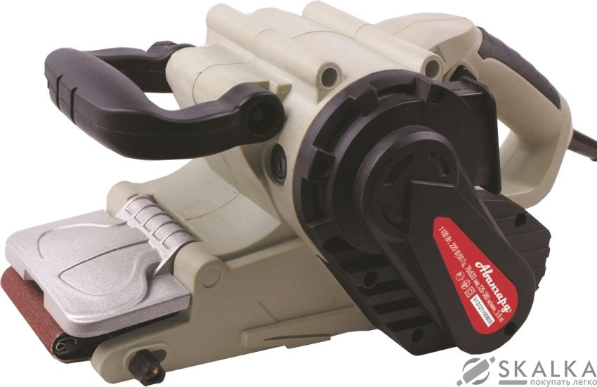 На фото Ленточная шлифовальная машина Авангард ЛШМ-76/1100Б 