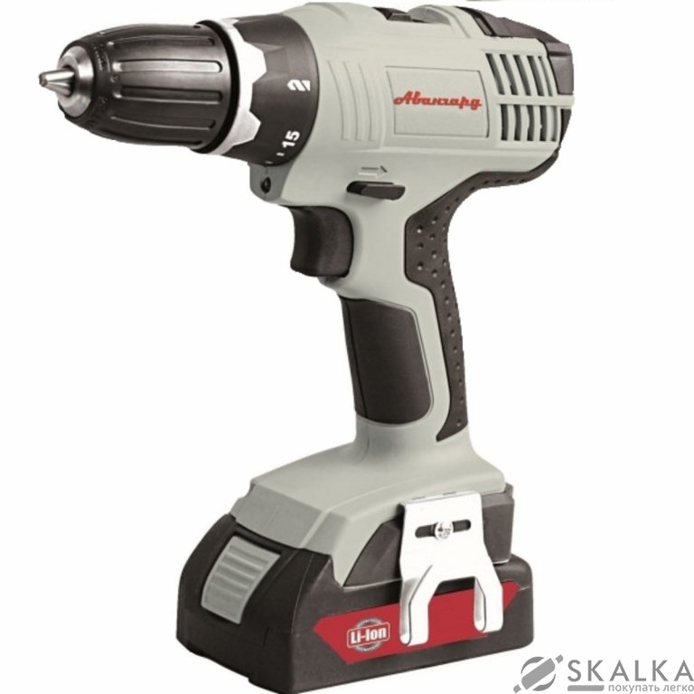 На фото Дрель шуруповерт Авангард ДА-05/14,4Л 