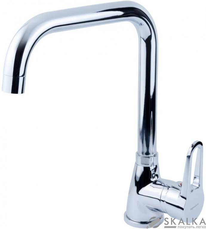 Смеситель для кухни Aquatica HL D35 Г-гусак на гайке (HL-4B230C) На фото Смеситель для кухни Aquatica HL D35 Г-гусак на гайке (HL-4B230C)