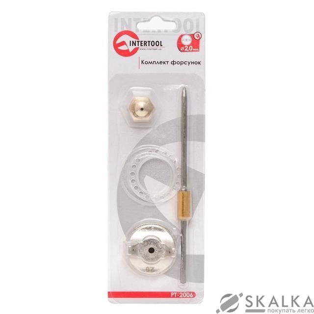 Комплект форсунок Intertool 2.0мм (PT-2006) На фото Комплект форсунок Intertool 2.0мм (PT-2006)