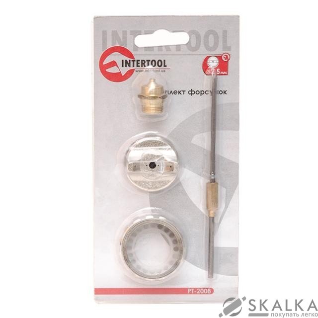На фото Комплект форсунок Intertool 2.5мм (PT-2008)