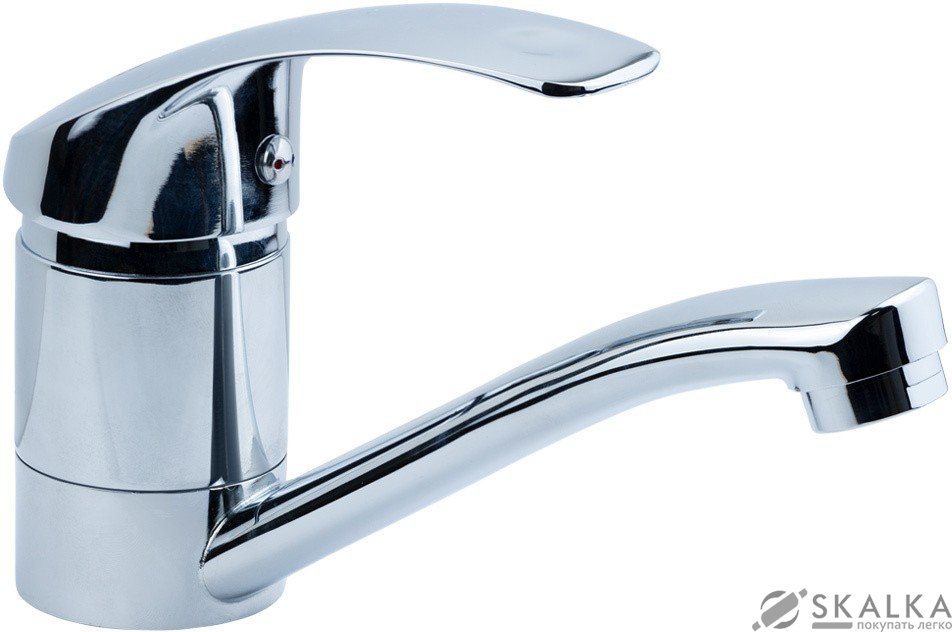 Смеситель для кухни Tau SL D40 гусак прямой 150 мм на гайке (SL-1B143C) На фото Смеситель для кухни Tau SL D40 гусак прямой 150 мм на гайке (SL-1B143C)