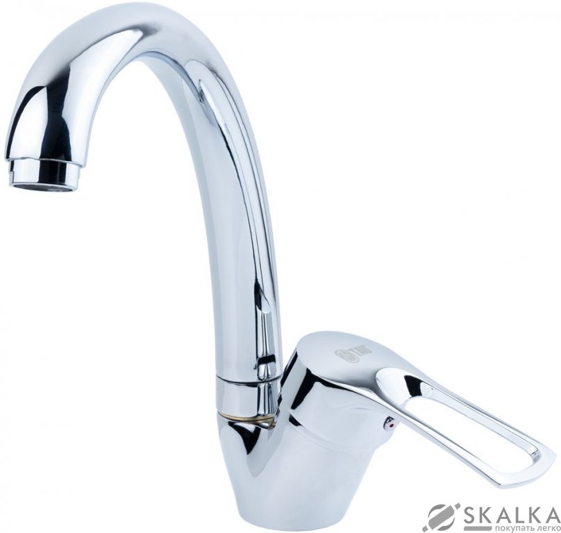Смеситель для кухни Tau SM D40 гусак ухо на гайке (SM-4B144C) На фото Смеситель для кухни Tau SM D40 гусак ухо на гайке (SM-4B144C)
