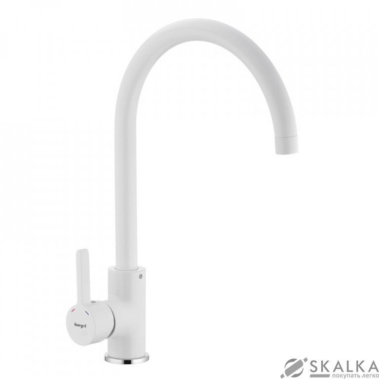 На фото Смеситель для кухни IBERGRIF M22118W (IB0079)