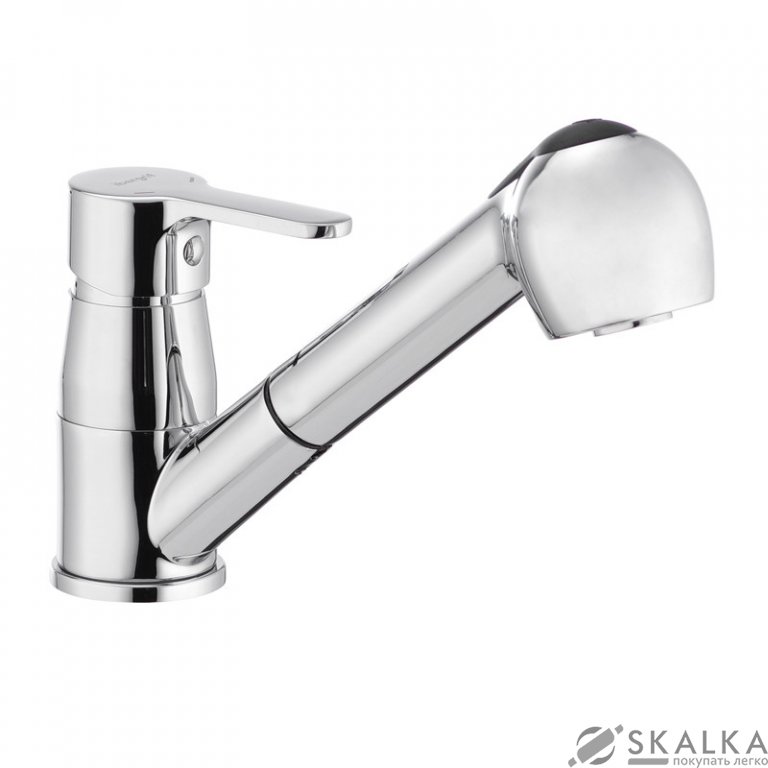 Смеситель для кухни с выдвижной лейкой IBERGRIF SQUARE M14522 (IB0028) На фото Смеситель для кухни с выдвижной лейкой IBERGRIF SQUARE M14522 (IB0028)