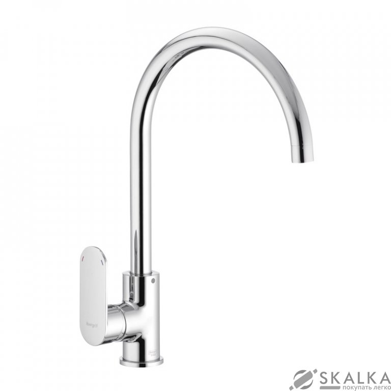 На фото Смеситель для кухни IBERGRIF RIVER M14021 (IB0017)