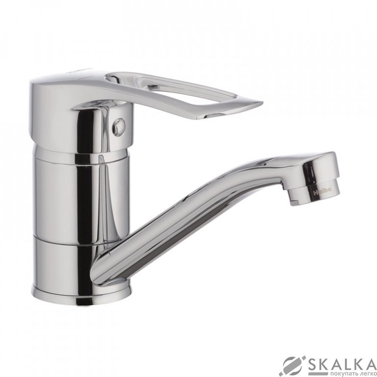 На фото Смеситель для кухни Haiba GERMES 555 (излив 15 см) (HB0143)