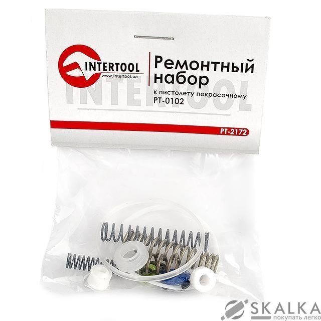 Ремонтный набор Intertool 15шт для PT-0102 (PT-2172) На фото Ремонтный набор Intertool 15шт для PT-0102 (PT-2172)