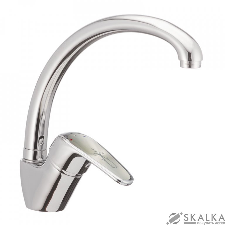 Смеситель для кухни Haiba MAGIC 011 с серой ручкой (HB0675) На фото Смеситель для кухни Haiba MAGIC 011 с серой ручкой (HB0675)