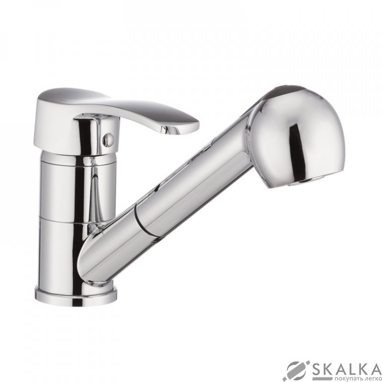 Смеситель для кухни Haiba FOCUS 014 с выдвижной лейкой (HB0129) На фото Смеситель для кухни Haiba FOCUS 014 с выдвижной лейкой (HB0129)