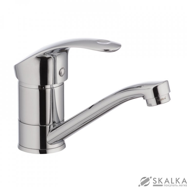 На фото Смеситель для кухни Haiba FABIO 555 (излив 15 см) (HB0106)