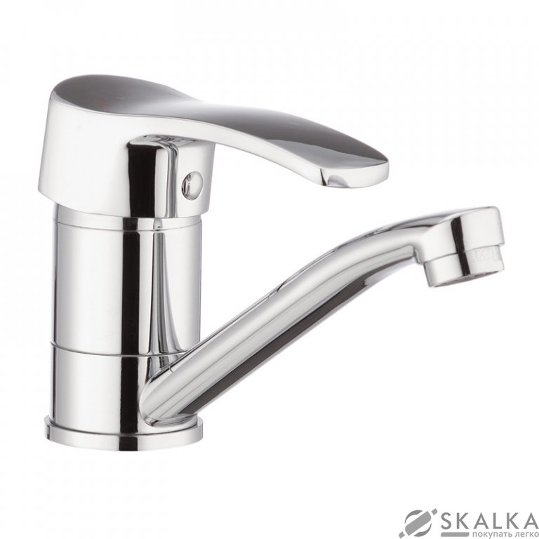 На фото Смеситель для кухни Haiba FOCUS 555 (излив 15 см) (HB0135)