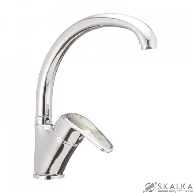 Смеситель для кухни Haiba MAGIC 777 с серой ручкой (HB0678) На фото Смеситель для кухни Haiba MAGIC 777 с серой ручкой (HB0678)