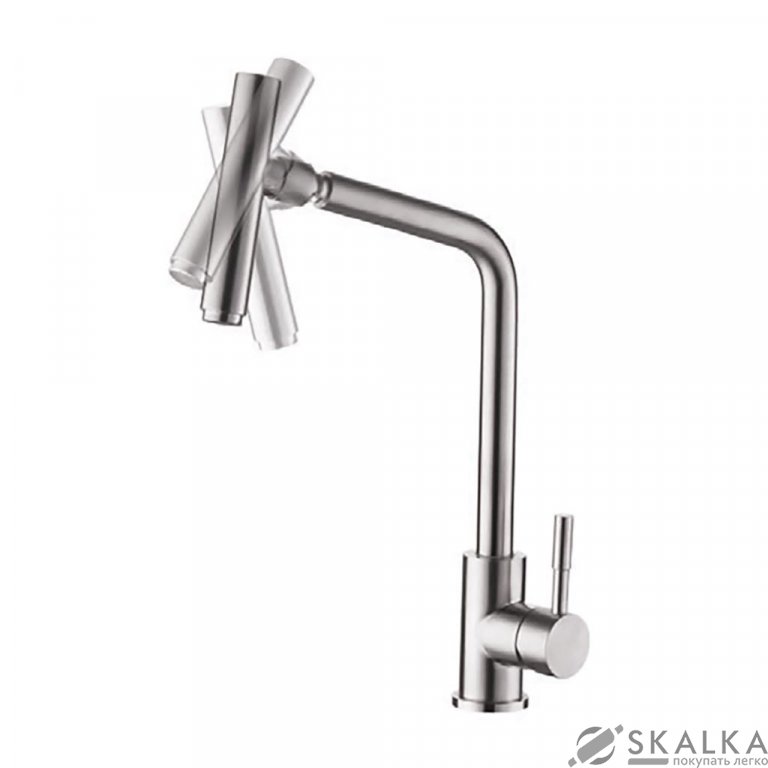 Смеситель для кухни ZERIX LR4998-5 с поворотным аэратором (LL1032) На фото Смеситель для кухни ZERIX LR4998-5 с поворотным аэратором (LL1032)