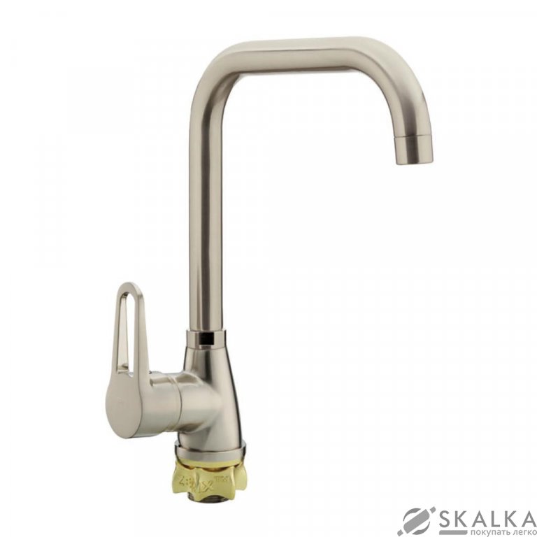 Смеситель для кухни ZERIX SOP7 146 нержавейка (ZX2653) На фото Смеситель для кухни ZERIX SOP7 146 нержавейка (ZX2653)