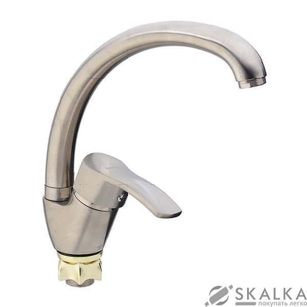 Смеситель для кухни ZERIX YUB 279 нержавейка (ZX0416) На фото Смеситель для кухни ZERIX YUB 279 нержавейка (ZX0416)