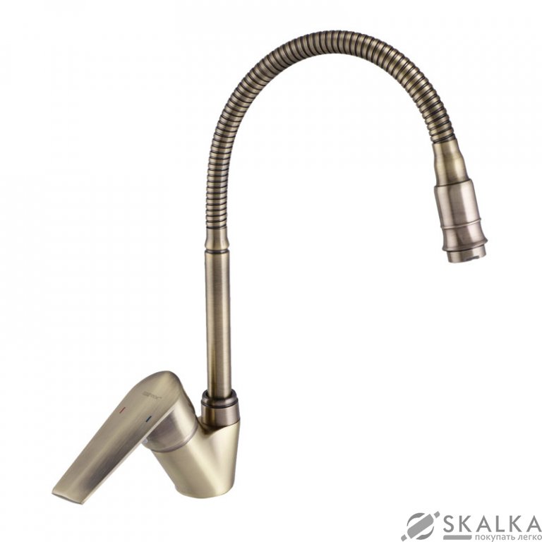 Смеситель для кухни ZERIX Z58227-2 (ZX0553) На фото Смеситель для кухни ZERIX Z58227-2 (ZX0553)