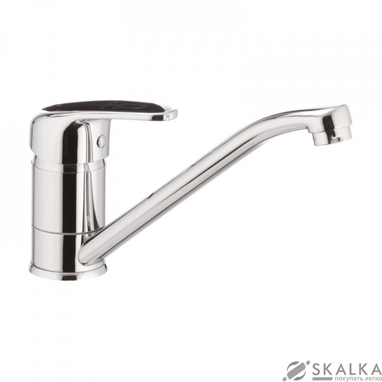 Смеситель для кухни CRON MAGIC 004 (черная ручка) (CR0105) На фото Смеситель для кухни CRON MAGIC 004 (черная ручка) (CR0105)