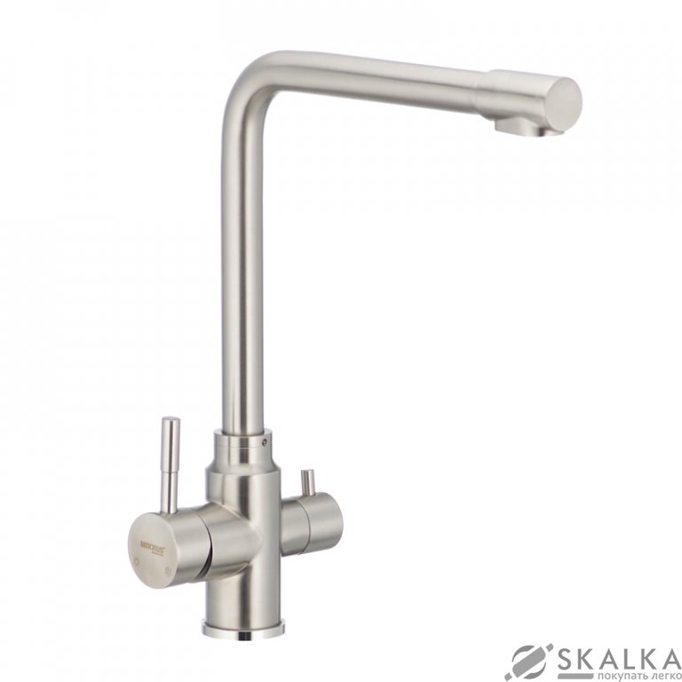 На фото Смеситель для кухни MIXXUS SUS-021 (SS2817)