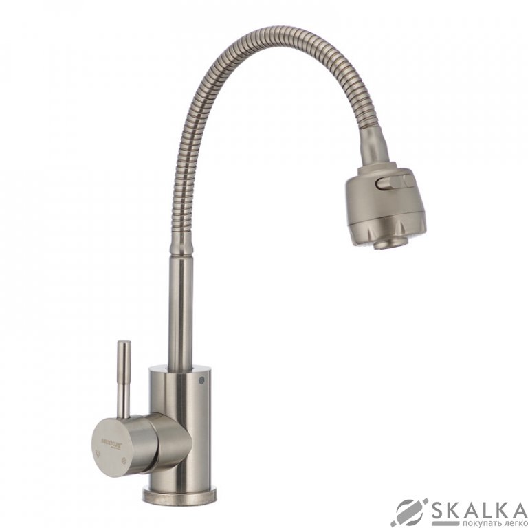 На фото Смеситель для кухни MIXXUS SUS-011 (рефлекторный излив) (SS0006)