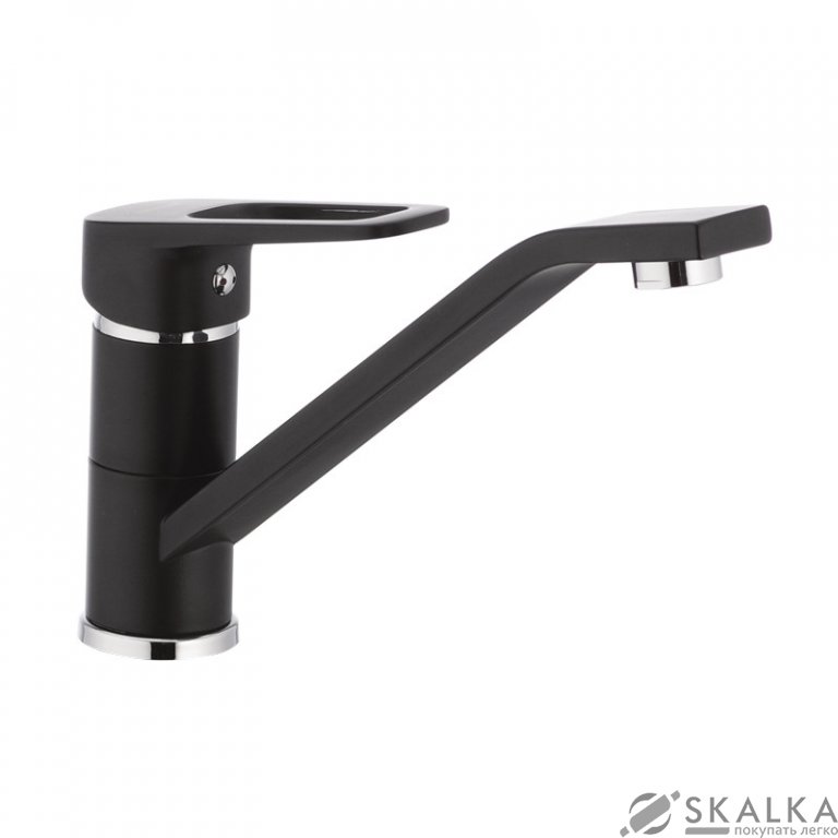Смеситель для кухни MIXXUS NEVADA 555 черный (MX0020) На фото Смеситель для кухни MIXXUS NEVADA 555 черный (MX0020)