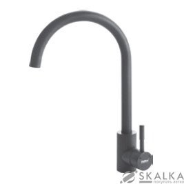 На фото Смеситель для кухни HAIBA SUS 011 серый (HB0994)