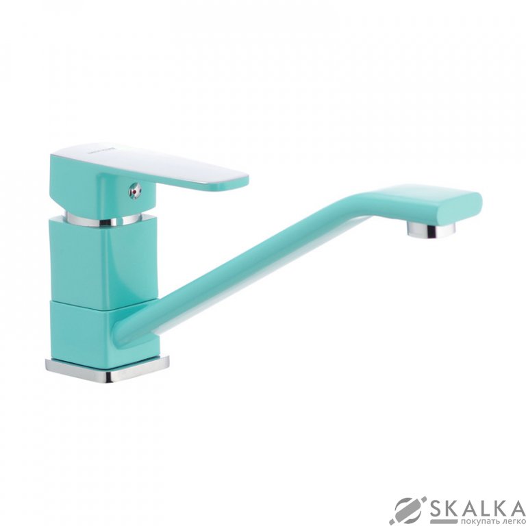 На фото Смеситель для кухни MIXXUS MISSOURI 555 бирюзовый (MI1628)