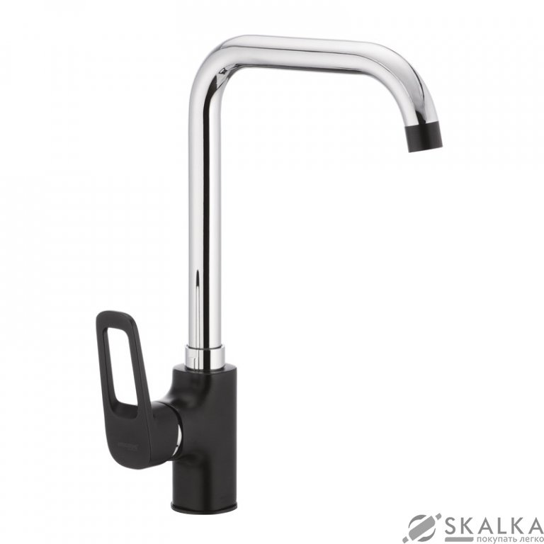 Смеситель для кухни MIXXUS NEVADA 014-G черный (MX0019) На фото Смеситель для кухни MIXXUS NEVADA 014-G черный (MX0019)
