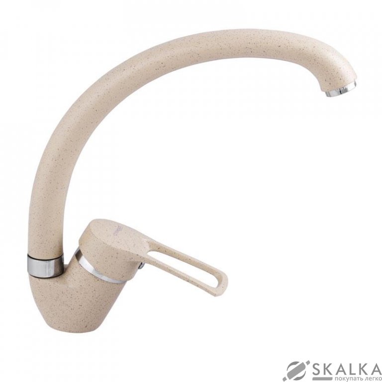 На фото Смеситель для кухни CHAMPION HANSBERG 777 бежевый (CH0271)