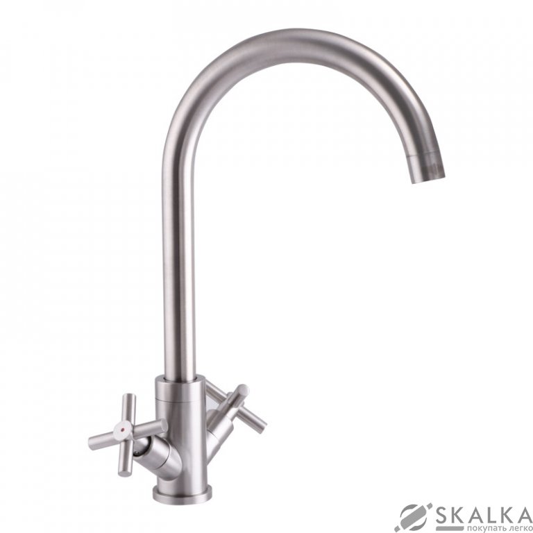 На фото Смеситель для кухни MIXXUS DVE-011 (SS2839)