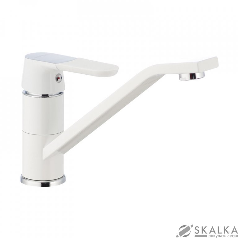 На фото Смеситель для кухни MIXXUS PREMIUM TIGER 555 белый (MI0575)