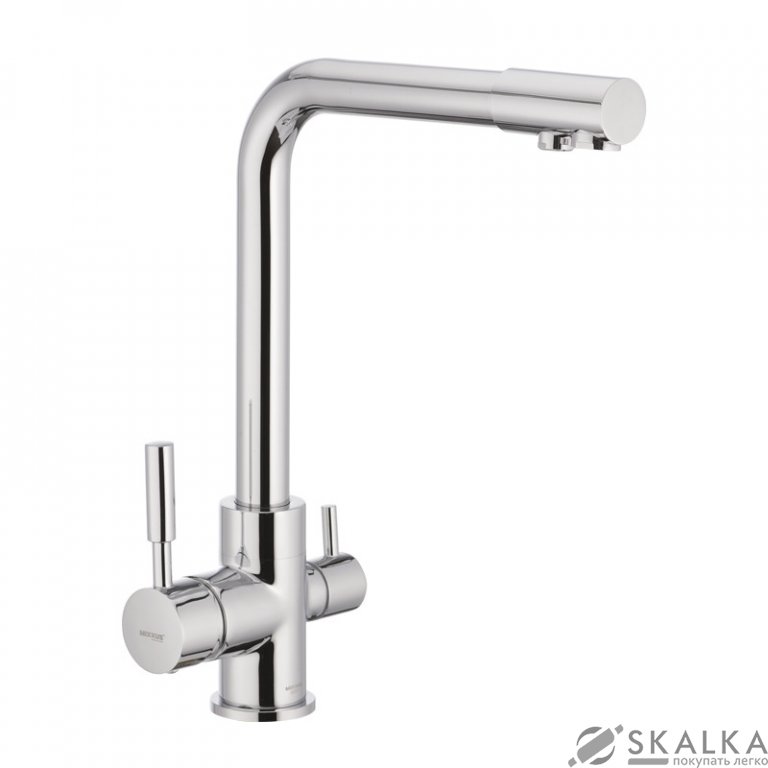 На фото Смеситель для кухни MIXXUS PREMIUM HANS Chr-021 (MI1666)