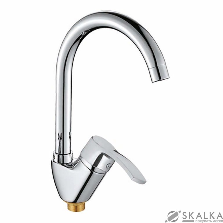 Смеситель для кухни CRON FOCUS 777-G (CR0024) На фото Смеситель для кухни CRON FOCUS 777-G (CR0024)