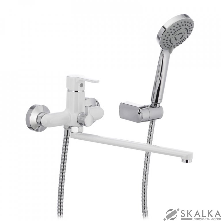 Смеситель для ванны IBERGRIF SQUARE M13122W (IB0035) На фото Смеситель для ванны IBERGRIF SQUARE M13122W (IB0035)