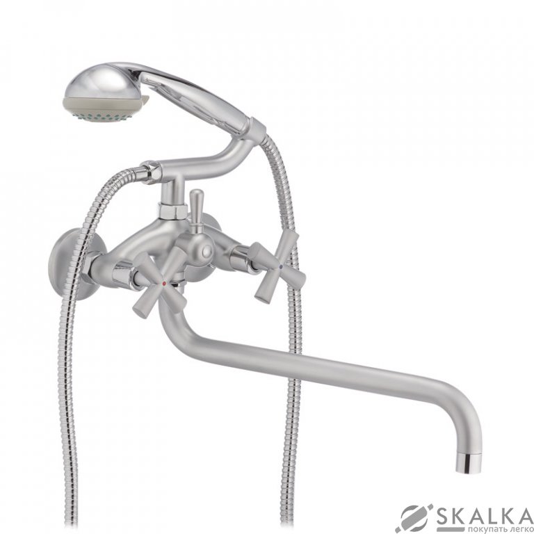 Смеситель для ванны Haiba SENTOSA 006 матовый (HB0357) На фото Смеситель для ванны Haiba SENTOSA 006 матовый (HB0357)