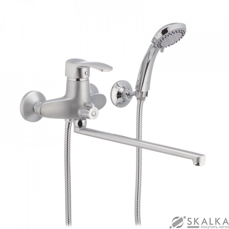 На фото Смеситель для ванны Haiba FOCUS 006 матовый (HB0119)