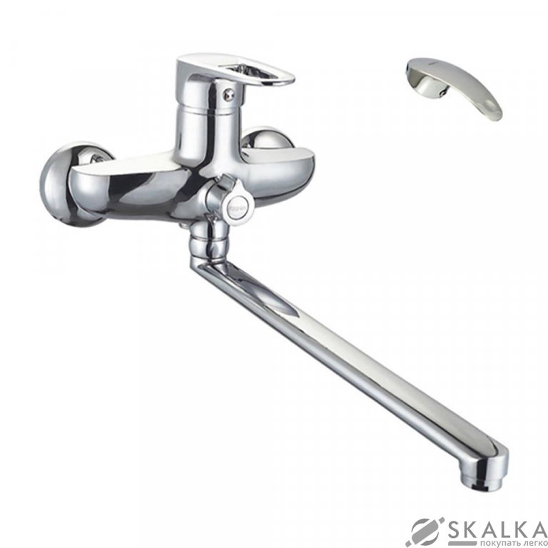 На фото Смеситель для ванны ZERIX NGB 135 (ZX2693)