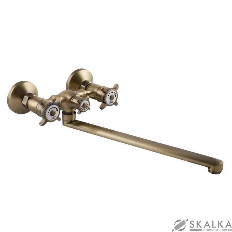 На фото Смеситель для ванны ZERIX Z22325-2 (ZX0555)