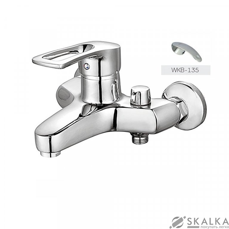 На фото Смеситель для ванны ZERIX FAD 135 (ZX0212)