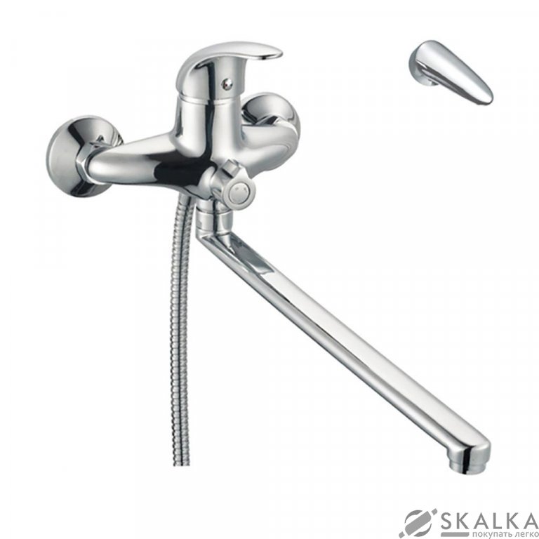 На фото Смеситель для ванны ZERIX NHK 270 (ZX0159)